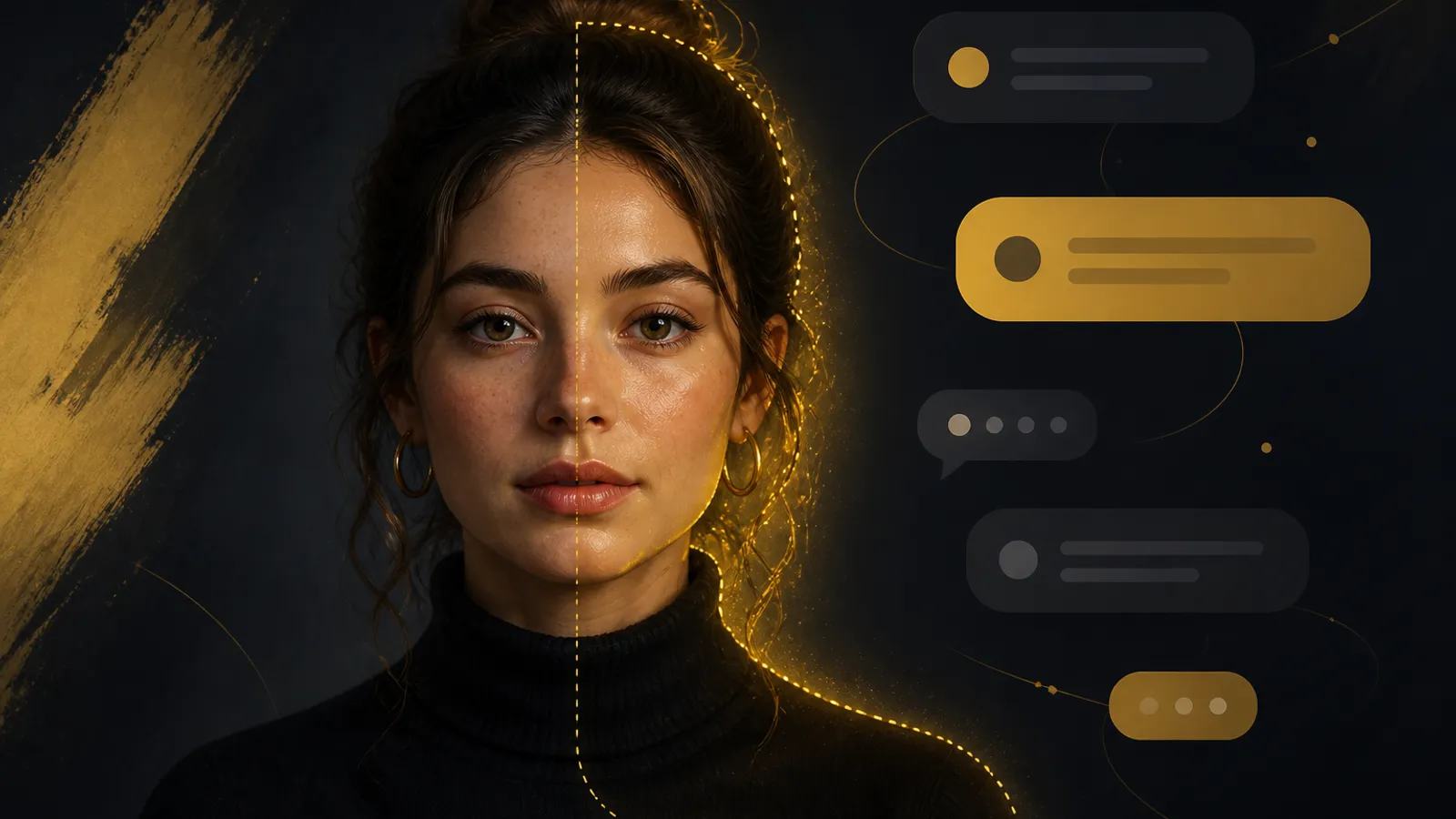 Nano Banana 图像编辑封面：对话式修图前后对比示意